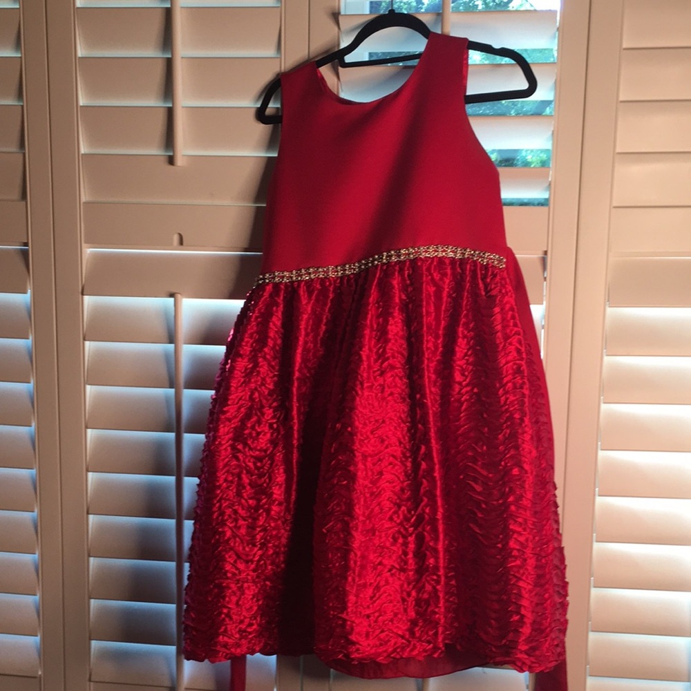 American Princess size 18.5 rose red dress with sequins